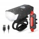 Luz Bicicleta Delantera y Trasera USB Impermeable