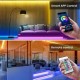 Tira de LED RGB 5 Metros USB Bluetooth Mando y APP