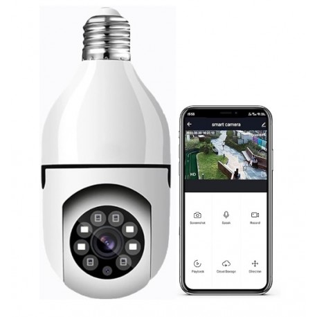 Bombilla Camara Vigilancia IP Wifi Full HD 1080p