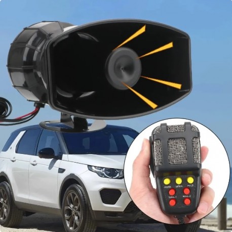 Megafono Coche Microfono con Altavoz Amplificador