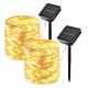 Pack de 2 Guirnaldas Solares 240 LED 26 Metros