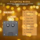 Pack de 2 Guirnaldas Solares 240 LED 26 Metros
