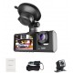 Camara DVR Dashcam Coche Triple Camara