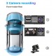Camara DVR Dashcam Coche Triple Camara