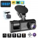 Camara DVR Dashcam Coche Triple Camara