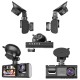 Camara DVR Dashcam Coche Triple Camara