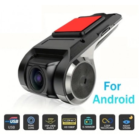 Grabadora DVR Dashcam Full HD 1080p