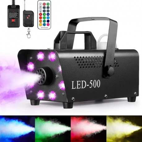 Maquina de Humo con Luz LED