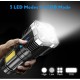 Linterna 4 Focos LED Recargable