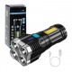 Linterna 4 Focos LED Recargable