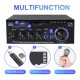 Amplificador Sonido 2.0 800w Estereo Hifi Bluetooth