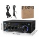 Amplificador Sonido 2.0 800w Estereo Hifi Bluetooth