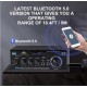 Amplificador Sonido 2.0 800w Estereo Hifi Bluetooth
