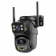 Camara de Vigilancia IP 4K Wifi Doble Lente