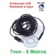 Endoscopio Camara HD con LED 5 Metros USB