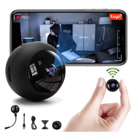 Mini Camara Espia 1080p IP Wifi a Tiempo Real