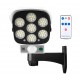 Lampara Solar 77 LEDS con Sensor de Movimiento