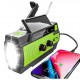 Radio Solar Power Bank Impermeable con Linterna