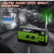 Radio Solar Power Bank Impermeable con Linterna