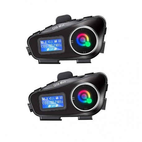 2 Intercomunicadores Moto Bluetooth 500 Metros