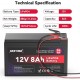 Bateria Recargable 12v 8000mAH