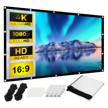 Pantalla para Proyector de 100 Pulgadas