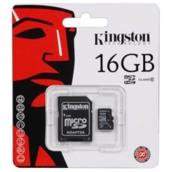Tarjeta Micro SD 16 Gb Kingston