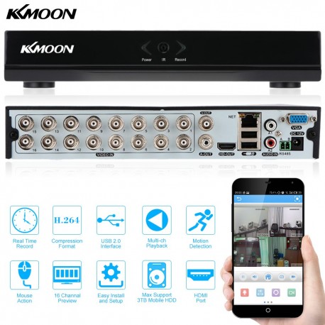 Grabador de Videovigilancia CCTV Full HD 16 Canales